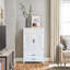 Grande armoire de rangement blanche 27 po Accent