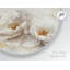Grand art mural floral sur toile, décor de chambre à coucher moderne neutre, pivoine-109936728