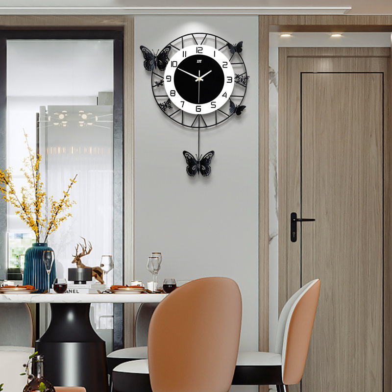 Atreo 9.5" Metal Wall Clock
