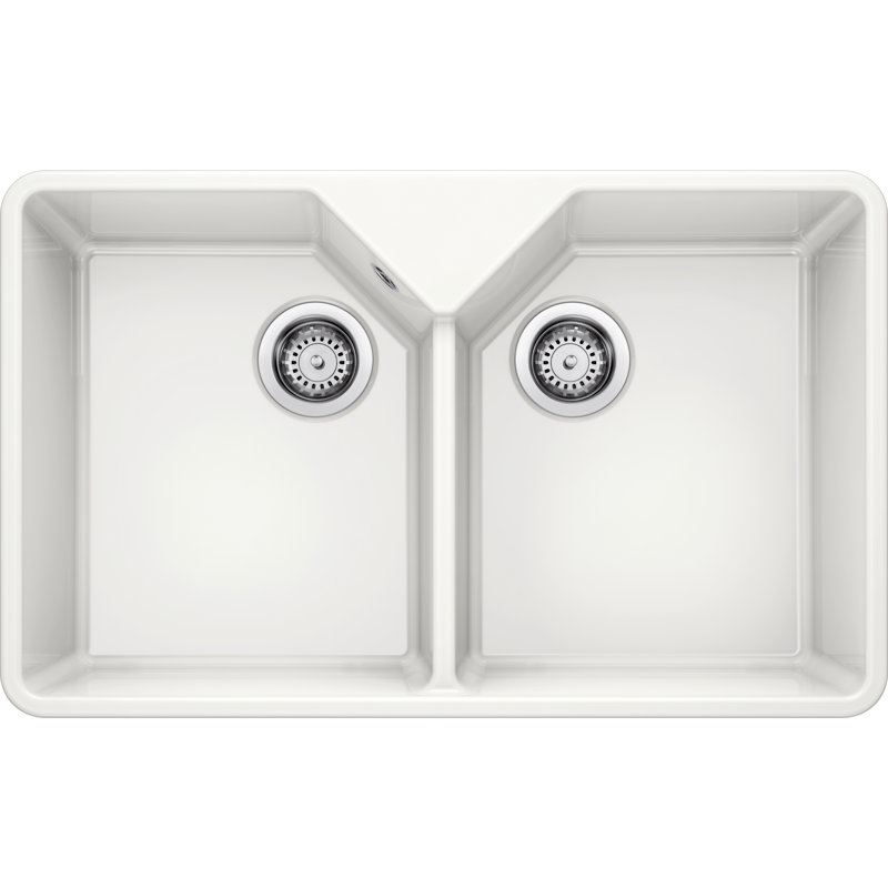 Villae Double Bowl Inset Kitchen Sink