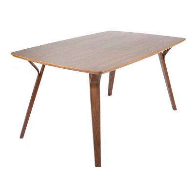 Mid-Century Modern Dining Table in Walnut Wood by