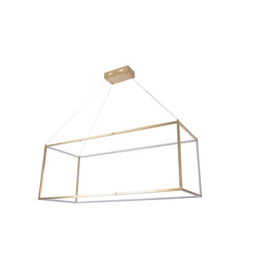 Modern LED Square Frame Pendant