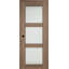 Porte pré-suspendue simple en bois manufacturé et vitré Avon 3 Lite DIY-FRIENDLY-92663448-92663452-93217033