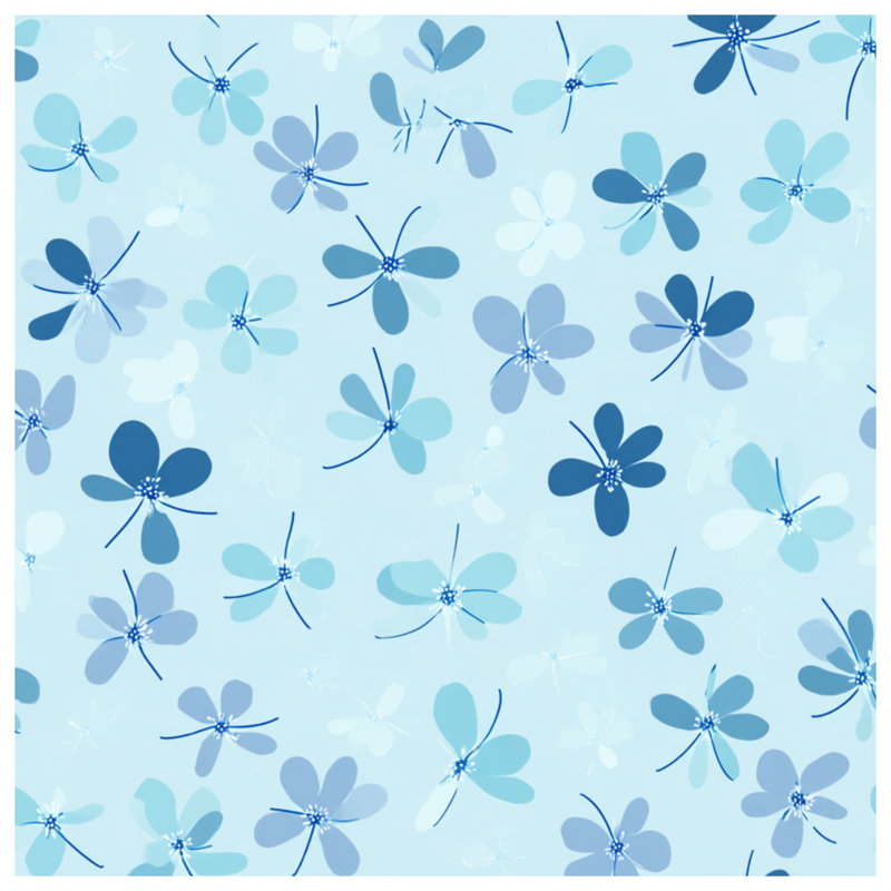 Tapisserie murale florale - Décoration murale à motif, H 104 po x 88 avec 4 œillets