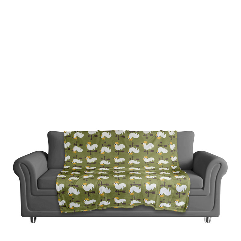 Motif de coq Throiw, vert