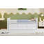 Lit de jour double avec lit gigogne simple et tiroirs, blanc-198820334