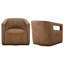 Chaise d'appoint pivotante rembourrée-1063911260