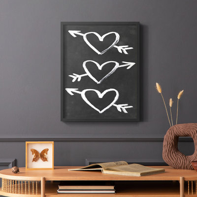 Reproduction encadrée de la collection You You Loved B - bois massif