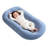 Baby Bionic Bed Neck Back Support Uterus-Like Structure for Womb Feeling Baby Lounge Pillow with Hidden Zipper Newborn Lounger Cushion for 0-12 Months Infants