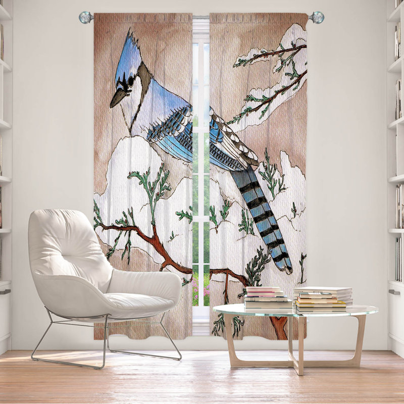Paire de rideaux occultant en polyester Adalya, L 20 po x L 52 po