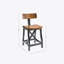 Tabouret de comptoir avec dossier-871259907