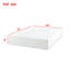 Matelas vert en mousse à mémoire de forme dans une boîte, sans fibre de verre, blanc (lit non inclus) - plusieurs tailles (6 po / 8 po / 10 po, simple / double / grand / très grand)-990369255-990369251