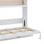 Lit escamotable compact avec rangement supérieur, structure pliable avec éclairage et connectivité USB-903558373