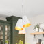 Luminaire suspendu cylindrique industriel conique à 3 lumières-343282448