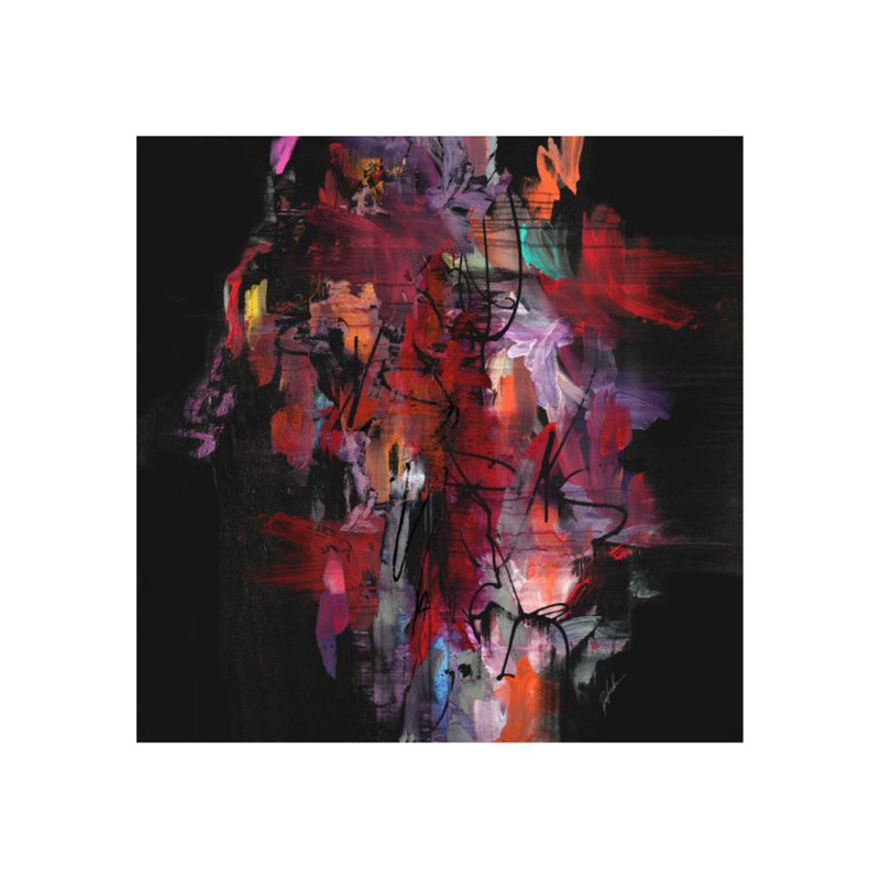 «Dark Passager» par Tom Potocki - Peinture, Extérieur, H 40 po x l 40 po x P 1,5 po