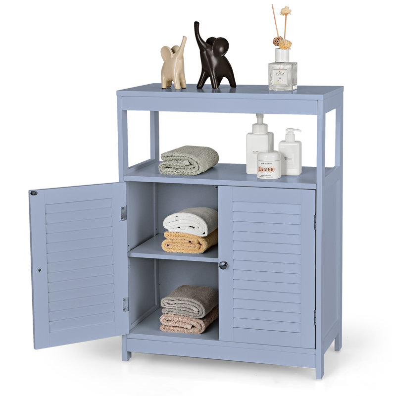 Freestanding Bathroom Cabinet, Grey
