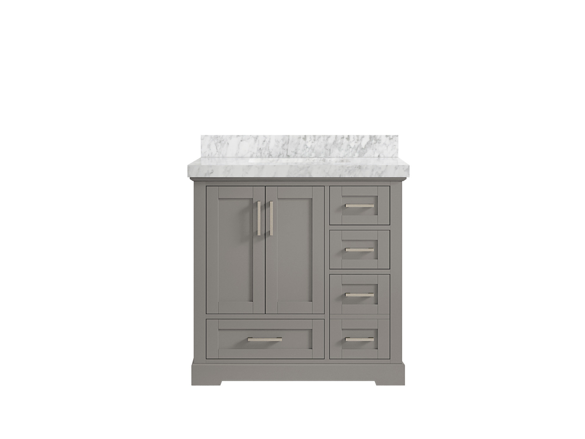 Willow Collections Boston 36 In. W X 22 In. D Center Sink Bathroom ...