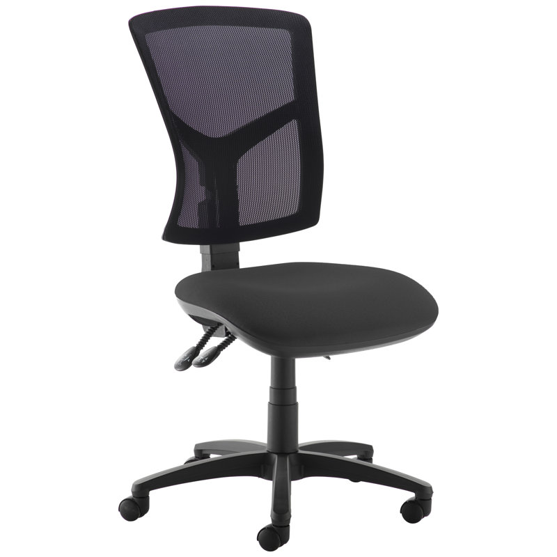 Mesh Back Operators Chair, Black