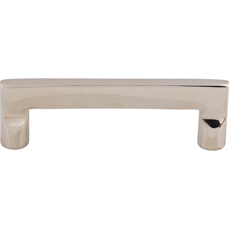 Aspen II Flat Sided Appliance pull, Polished Nickel, 4" Center to Center
