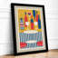 Deco Table Setting Art Deco - Framed Print-443402038-443402037