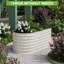 Lit de jardin surélevé ovale en métal galvanisé - Boîte à fleurs pour légumes et fleurs-83218122-83218127