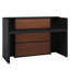 Bureau de réception moderne de 63 po avec lumières DEL (sans la chaise)