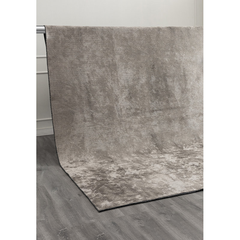 Modern Minimalist Solid Linear Texture, Rectangle 6'7" x 8'3"