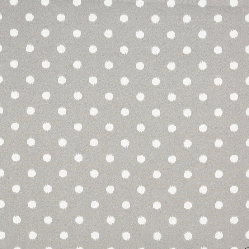 Coussin intérieur / extérieur doux, Gris à pois, H 2 po x l 57 po x P 24 po