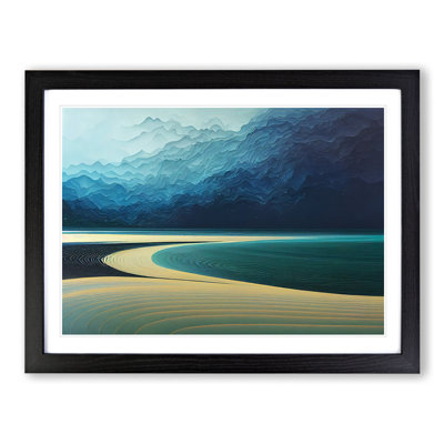 XH1022-6062X Modern Beach - Single Picture Frame Print