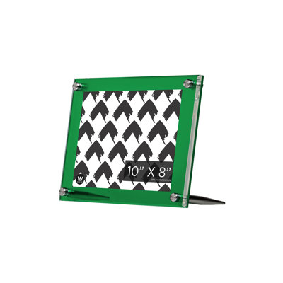 Wexel Art 8x10" Kelly Green Tabletop Frame with Graphite Hardware