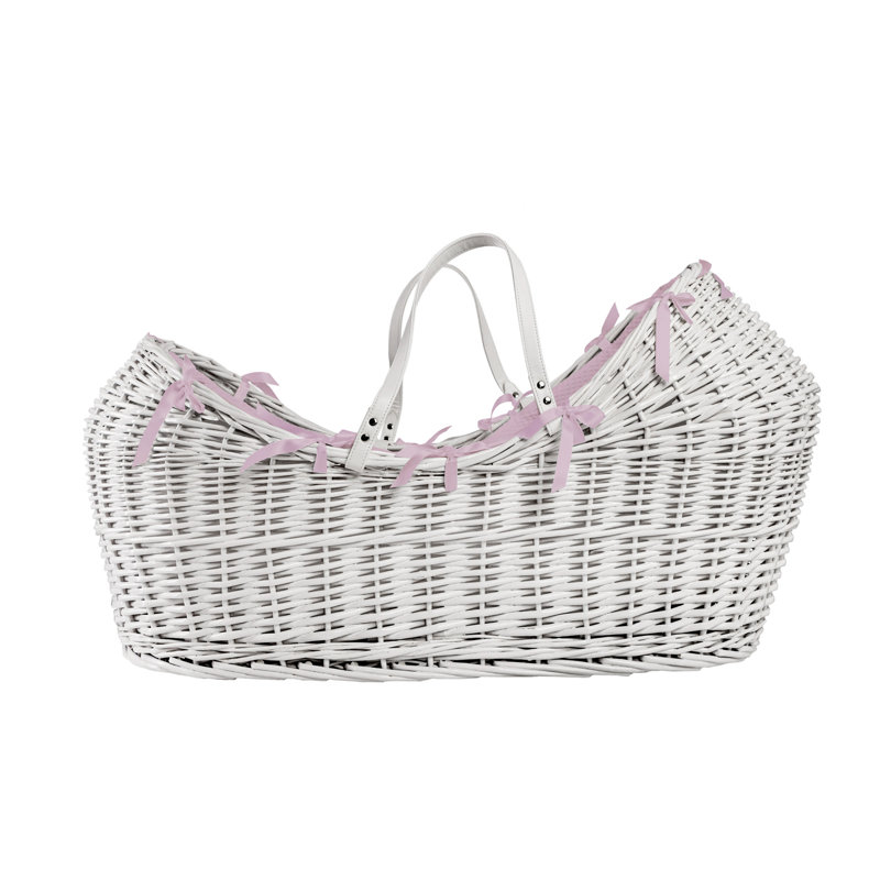No Pattern Moses Basket Bedding Set