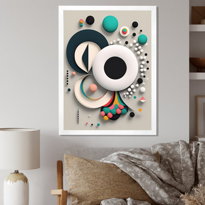 Géométrie de l'éveil rétro minimaliste I - art mural moderne géométrique salon