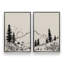 Ensemble de 2 impressions Whispering Peaks-1313040113-1313040114