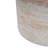 Outdoor/Indoor Lightweight Concrete Side Table With Side Handles,Travertine Finish