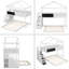 Lit superposé simple au dessus d'un lit double Aiert Kids-854545680