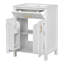 Meuble-lavabo simple 24,2 po avec plateau en céramique Hovanec