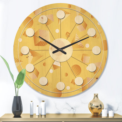 Solid Wood Wall Clock