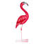 Sculpture d'oiseau tropical en bois sculpté à la main, décor d'été côtier-1231534277