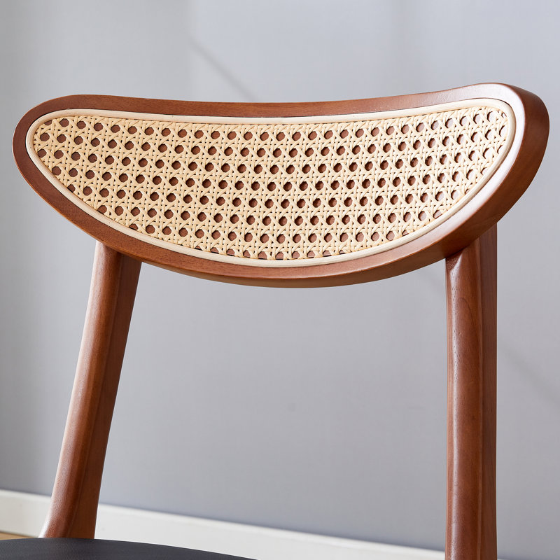 Ensemble de 4 chaises d'appoint rembourrées Charisa,  Brun foncé