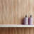 Bond Tile Auburn Ribbon 24 in. x 48 in. Porcelain Ribbed Wood Look Wall Tile (15.49 Sq. Ft. / Case)-50113921