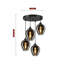 Thame 4 - Light Black Cluster Pendant-1619612146