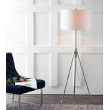 Georgijus 72'' Nickel Tripod Floor Lamp