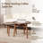 Oak Wood Nesting Coffee Table Set