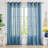 Farmhouse Boho Faux Linen Semi Sheer Textured Curtains (Set of 2)-1219268608-1219268618