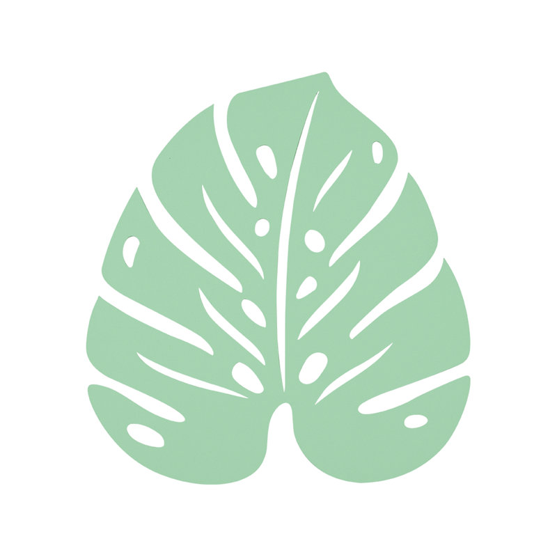 Monstera Trivet, Opaline Green