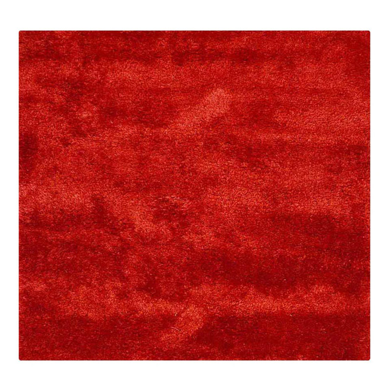 Henricks HAND TUFTED SHAG POLYESTER ECO-FRIENDLY AREA RUGS - Square | Red Color | Solid Design | Area rugs for living room, Bedroom