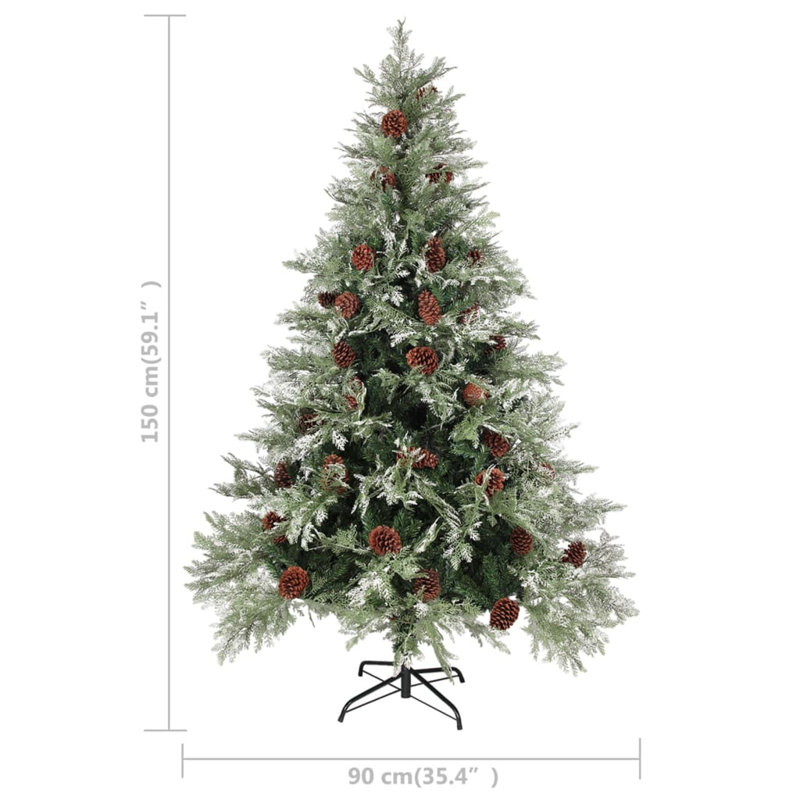 Artificial Christmas Tree, 4.92ft H
