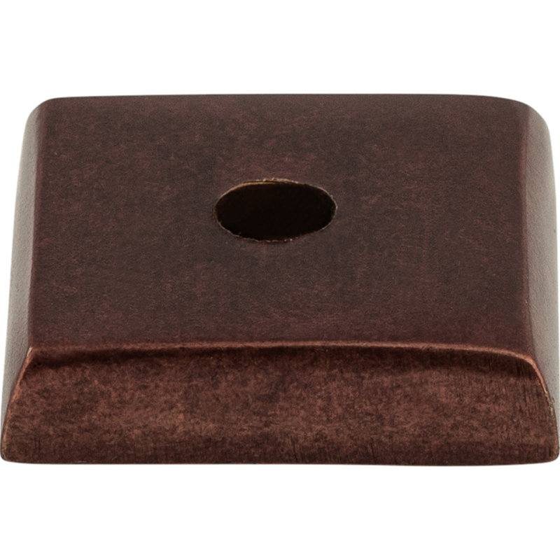 Aspen Square  Backplate, 1.25" H x 1.25" W x 0.19" D, Mahogany Bronze