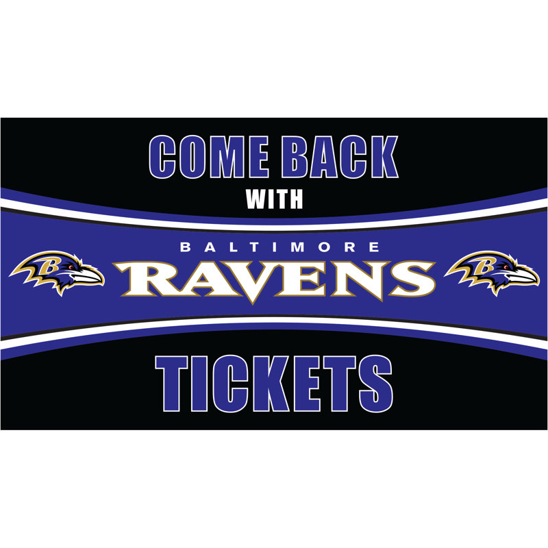 Paillasson en PVC, NFL Baltimore Ravens