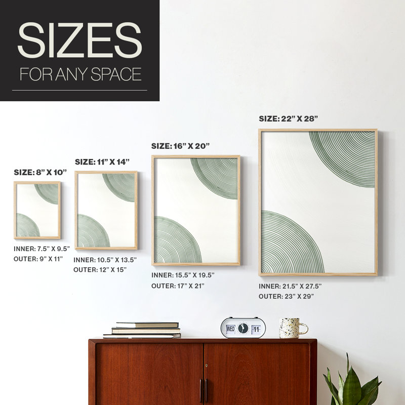 Get Going II Framed Print - Solid Wood, 11" H x 9" W